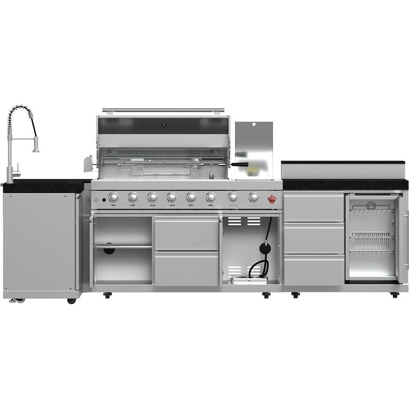  Forno Bulnes Outdoor Kitchen Center with Grill FODKT2520BLK IMAGE 2