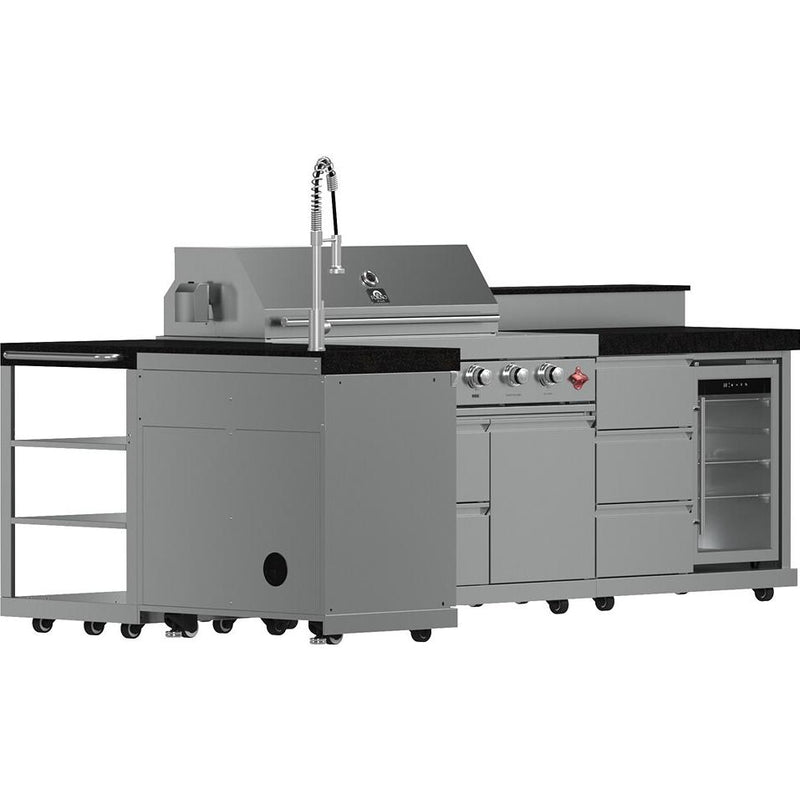  Forno Bulnes Outdoor Kitchen Center with Grill FODKT2520BLK IMAGE 3