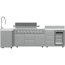  Forno Bulnes Outdoor Kitchen Center with Grill FODKT2520WHT IMAGE 1