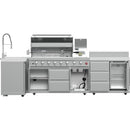  Forno Bulnes Outdoor Kitchen Center with Grill FODKT2520WHT IMAGE 2