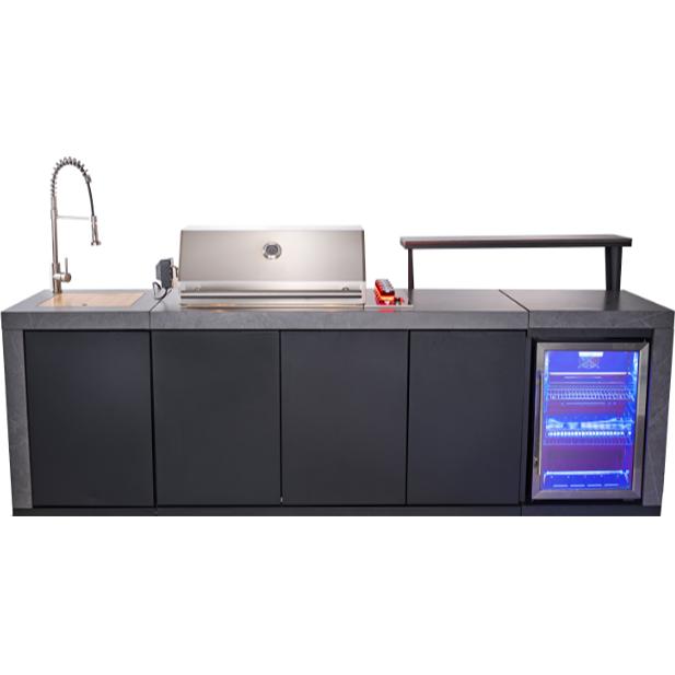  Forno Rimini Outdoor Kitchen Center with Grill FODKT2544BLK IMAGE 2