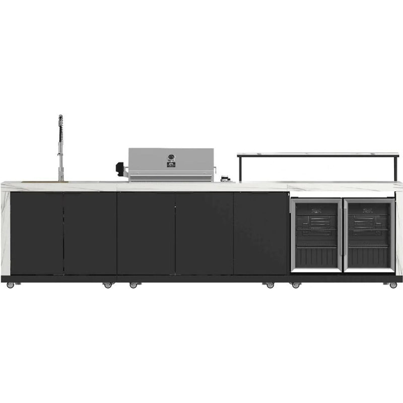  Forno Rimini Outdoor Kitchen Center with Grill FODKT2575WHT IMAGE 2