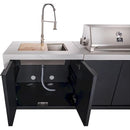  Forno Rimini Outdoor Kitchen Center with Grill FODKT2575WHT IMAGE 5