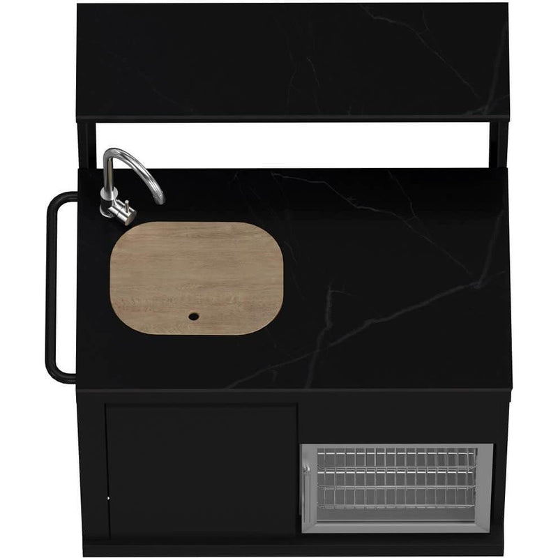  Forno All Aperto Outdoor Kitchen Center with Grill FODKT2582BLK IMAGE 11