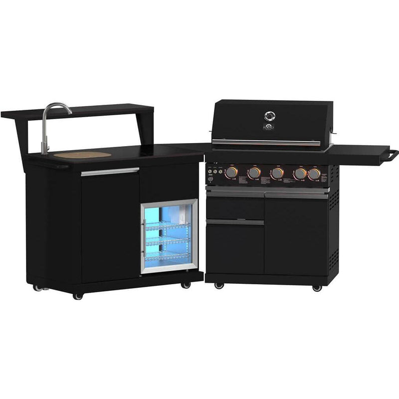  Forno All Aperto Outdoor Kitchen Center with Grill FODKT2582BLK IMAGE 2