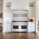  Forno 60-inch Savona Wall Mount Range Hood with Back Splash FRHWM5029-60HB IMAGE 9