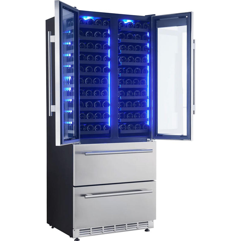  Forno Campania 17.7 cu. ft. Combination Wine Cooler and Beverage Drawers FWCDR6635-32S IMAGE 4