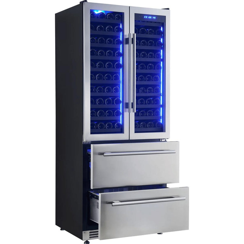  Forno Campania 17.7 cu. ft. Combination Wine Cooler and Beverage Drawers FWCDR6635-32S IMAGE 5