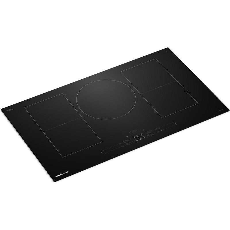 KitchenAid 36-inch Built-in Temp Cook™ Induction Cooktop with 5 Cooking Zones KCIT736SBL IMAGE 3