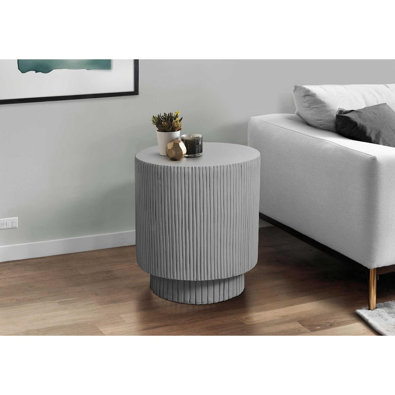 Monarch I 4148 25" Accent Table - Grey IMAGE 2