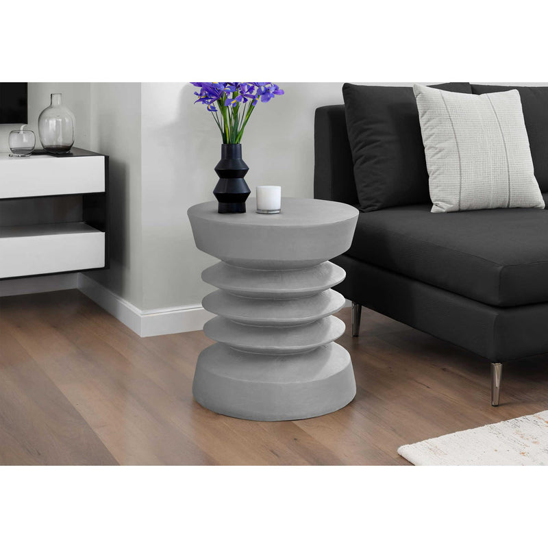 Monarch I 4152 25" Accent Table - Grey IMAGE 3