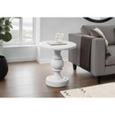 Monarch I 4161 25" Accent Table - White IMAGE 2