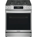 Frigidaire Gallery 30-inch Gas Range with Stone-Baked Pizza GCFG3070BF IMAGE 1