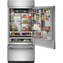  KitchenAid 36-inch, 20.8 cu. ft. Built-in Bottom Freezer Refrigerator KBBR336SPS IMAGE 3