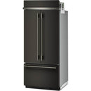  KitchenAid 36-inch, 20.8 cu. ft. Built-in French 3-Door Refrigerator KBFN536SBE IMAGE 6