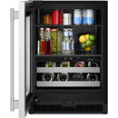  KitchenAid 4.8 cu. ft. Undercounter Beverage Center with Glass Door and Wood-Front Racks KUBL524SSB IMAGE 2
