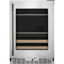  KitchenAid 4.89 cu. ft. Undercounter Beverage Center with Two Zones KUBR524SPS IMAGE 4