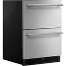  KitchenAid 24-inch, 4.4 cu. ft. Double Drawer Refrigerator KURT524SSB IMAGE 3