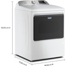  Maytag 7.4 cu. ft. Electric Dryer with Extra Power and Advanced Moisture Sensing YMED6205RW IMAGE 7