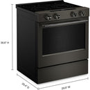  KitchenAid 30-inch Slide-in Electric Range with  Convection Cooking Modes YKSES530SBE IMAGE 13
