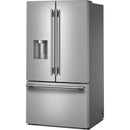  KitchenAid 36-inch, 30 cu. ft. French 3-Door Refrigerator with Water and Ice Dispensing System KRFF436SPS IMAGE 3