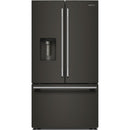  KitchenAid 36-inch, 30 cu. ft. French 3-Door Refrigerator with Water and Ice Dispensing System KRFF436SBE IMAGE 1