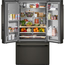  KitchenAid 36-inch, 30 cu. ft. French 3-Door Refrigerator with Water and Ice Dispensing System KRFF436SBE IMAGE 2