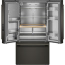  KitchenAid 36-inch, 30 cu. ft. French 3-Door Refrigerator with Water and Ice Dispensing System KRFF436SBE IMAGE 3
