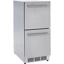  Sapphire 15-inch 2 Drawers Indoor/Outdoor Refrigerator SRD153SSPR IMAGE 1