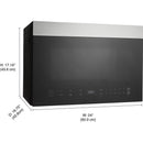  Whirlpool 24-inch, 1.4 cu. ft. Over-the-Range Microwave UMMS5024SS IMAGE 11