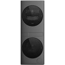  Whirlpool 24-in Compact Front Load Ventless Heat Pump Laundry Tower YWFH5424SJ IMAGE 1