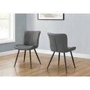  Monarch I 1131 Set of 2 Dining Chair - Grey/Black IMAGE 1