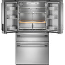  KitchenAid 36-inch, 30 cu. ft. French Door Refrigerator with Interior Water Dispenser and Ice Maker KRMF336SPS IMAGE 2