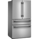  KitchenAid 36-inch, 30 cu. ft. French Door Refrigerator with Interior Water Dispenser and Ice Maker KRMF336SPS IMAGE 3