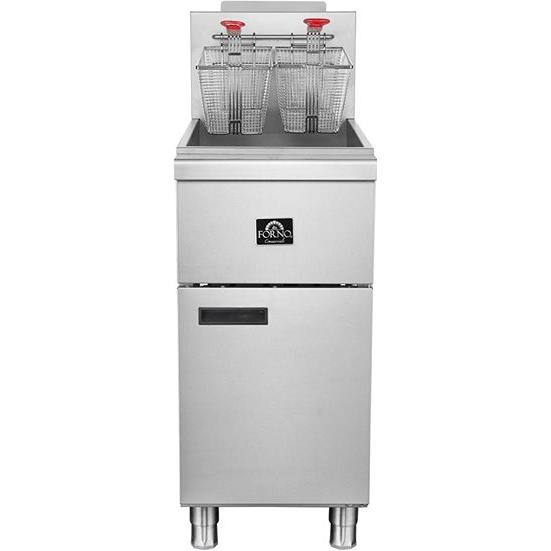  Forno 50 lb Gas Commercial Deep Fryer - Natural Gas FCMGF0023 IMAGE 1