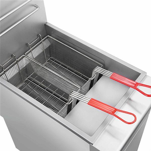  Forno 50 lb Gas Commercial Deep Fryer - Natural Gas FCMGF0023 IMAGE 2