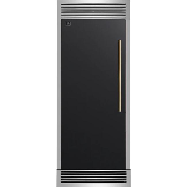  Forno 30-inch 13.6 cu. ft Built-in Convertible Refrigerator/Freezer with Decorative Grill Trim FFFFD1722-32LSG-BLK IMAGE 1