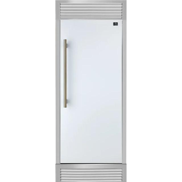  Forno 30-inch 13.6 cu. ft Built-in Convertible Refrigerator/Freezer with Decorative Grill Trim FFFFD1722-32RSG-WHT IMAGE 1