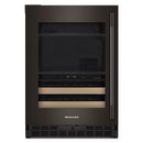  KitchenAid 24-inch, 4.8 cu. ft. Beverage Center with Glass Door and Wood-Front Racks KUBL524SBE IMAGE 1
