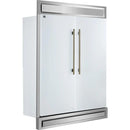  Forno 2-28-inch, 27.2 cu. ft. Built-in Convertible Refrigerator/Freezer with Decorative Trim FFFFD1722-60MG-WHT IMAGE 3
