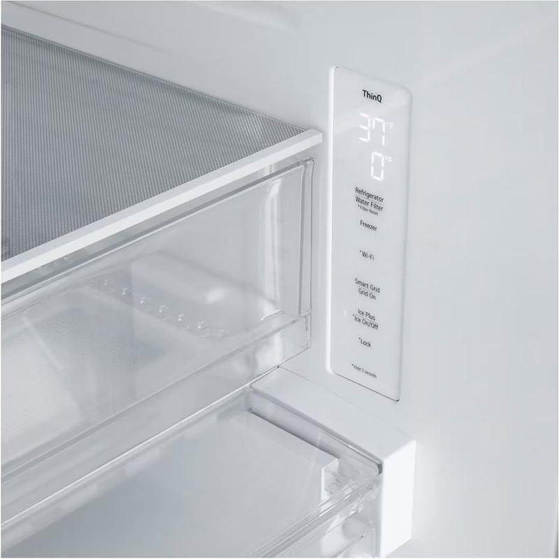  LG 33-inch, 21 cu. ft. Counter-Depth French 3-Door Refrigerator with Wi-Fi LF21G6201S IMAGE 6
