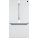  Forno 36-inch, 27.4 cu. ft. Freestanding French 3-Door Refrigerator with Internal Water Dispenser and Ice Maker FFFFD1783-36WHT IMAGE 1