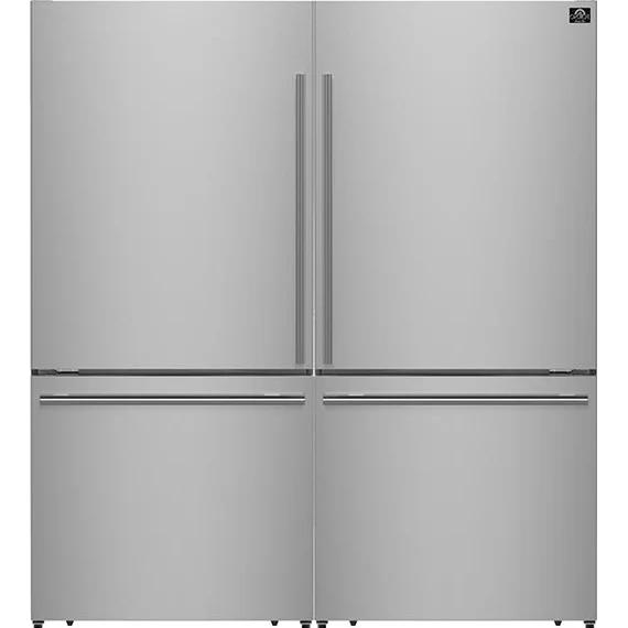  Forno 62-inch, 34.4 cu. ft. Freestanding Side-by-Side Refrigerator With Ice Maker FFFFD1787-60S IMAGE 1
