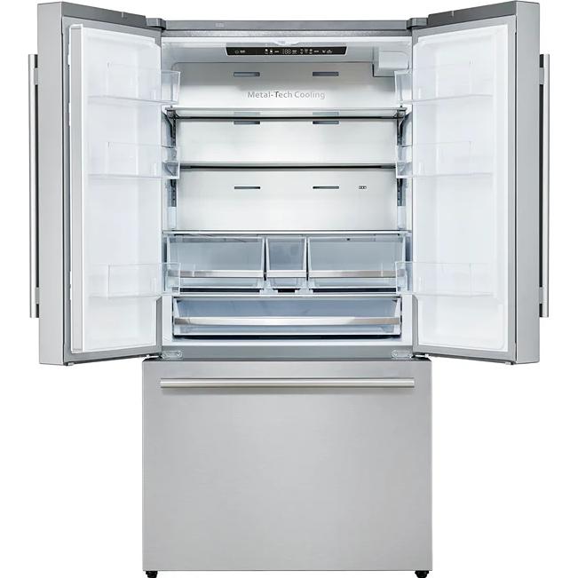  Forno 36-inch, 22.4 cu. ft. Freestanding French 3-Door Refrigerator with External Water Dispenser FFFFD1866-36SB IMAGE 2