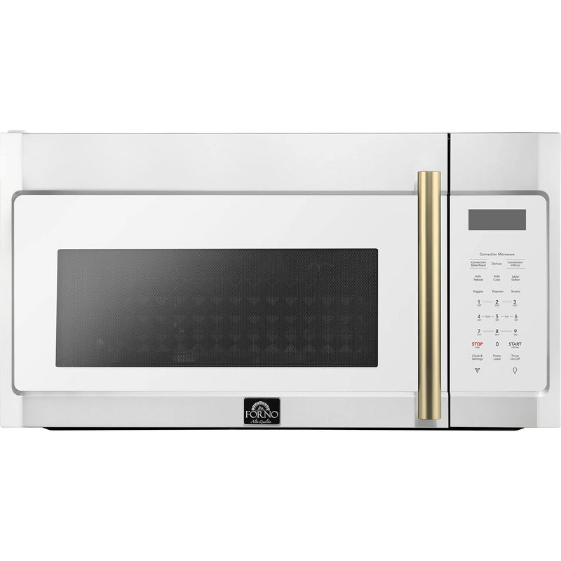  Forno 30-Inch, 1.5 cu.ft Over the Range Convection Microwave FOTR3038-30WHT IMAGE 1