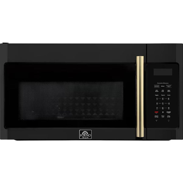  Forno 30-Inch, 1.5 cu.ft Over the Range Convection Microwave FOTR3038-30BLK IMAGE 1