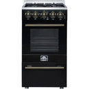  Forno Lamazze 20" Freestanding Gas Range FFSGS6265-20BLK IMAGE 1