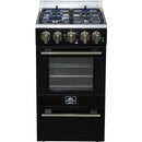  Forno Lamazze 20" Freestanding Gas Range FFSGS6265-20BLK IMAGE 2