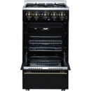  Forno Lamazze 20" Freestanding Gas Range FFSGS6265-20BLK IMAGE 3