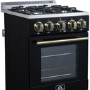  Forno Lamazze 20" Freestanding Gas Range FFSGS6265-20BLK IMAGE 7